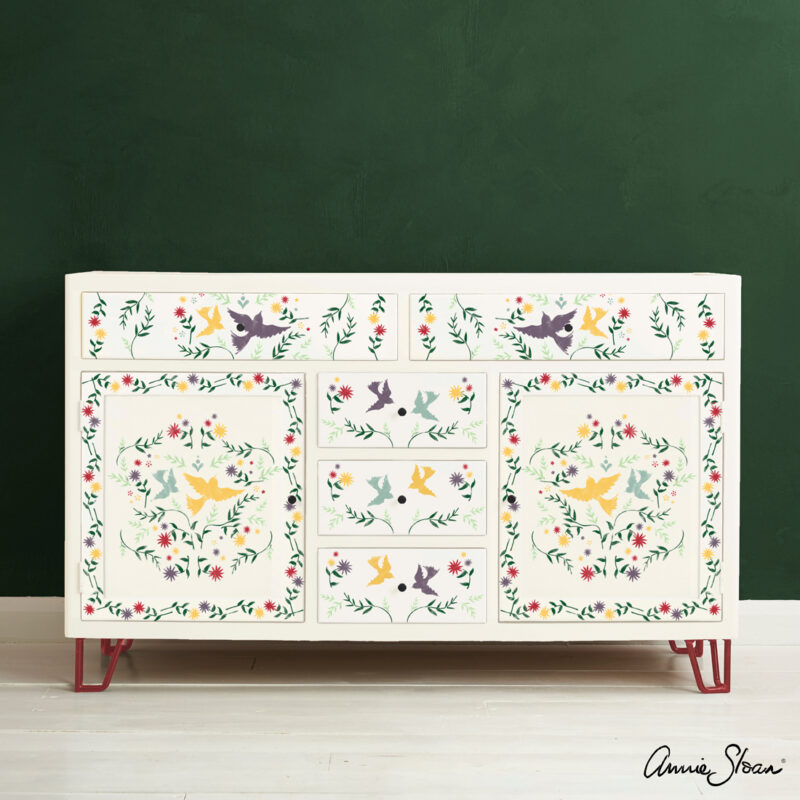 Szablon MEXICAN BIRDS Annie Sloan - obrazek 3