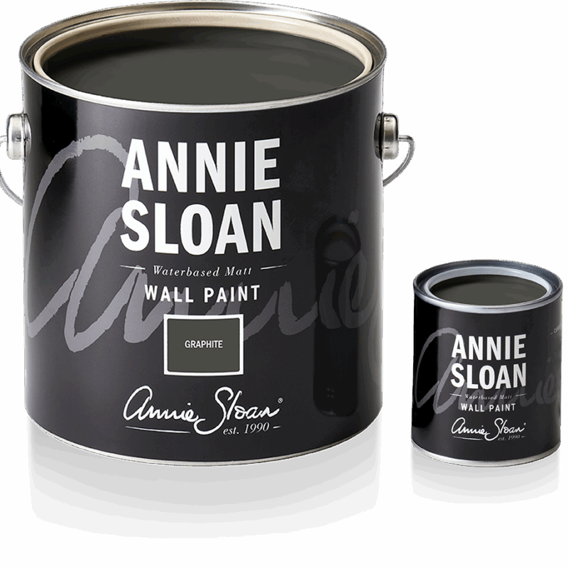 Farba do ścian w kolorze Graphite 120 ml - obrazek 3