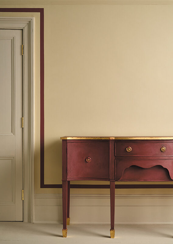 Farba do ścian w kolorze Old Ochre 2,5 L - obrazek 4