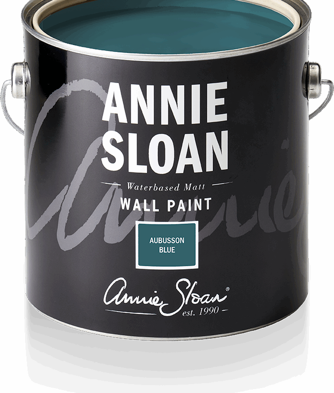 Aubusson Blue 2,5 L - farba do ścian Annie Sloan