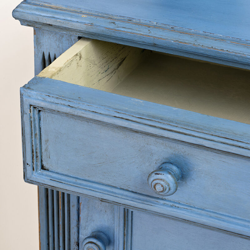 Farba kredowa do mebli w kolorze Greek Blue 120ml - obrazek 4