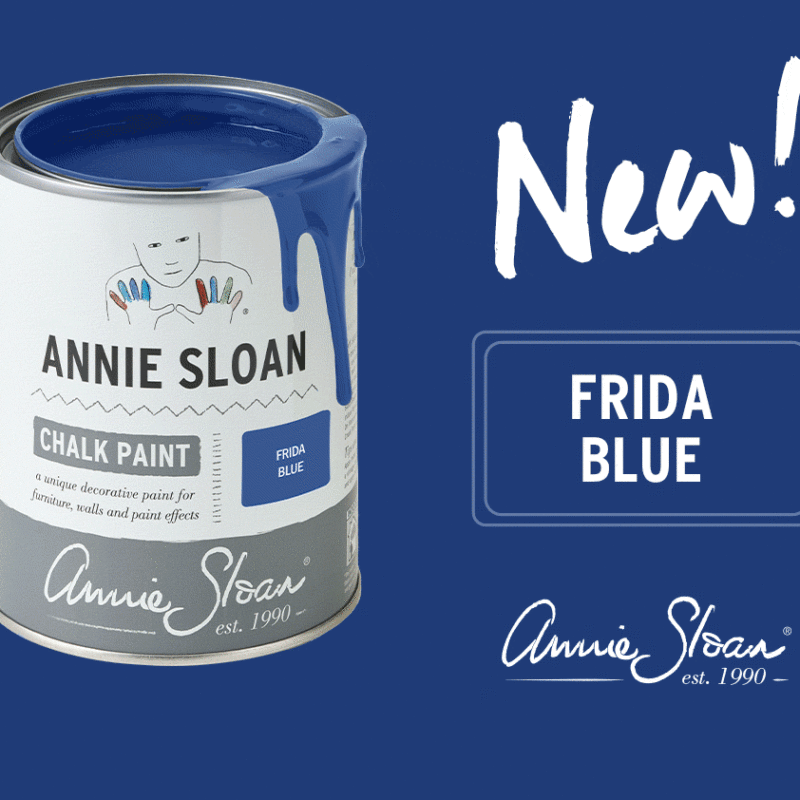 Frida Blue 120 ml - farba kredowa do mebli - obrazek 4