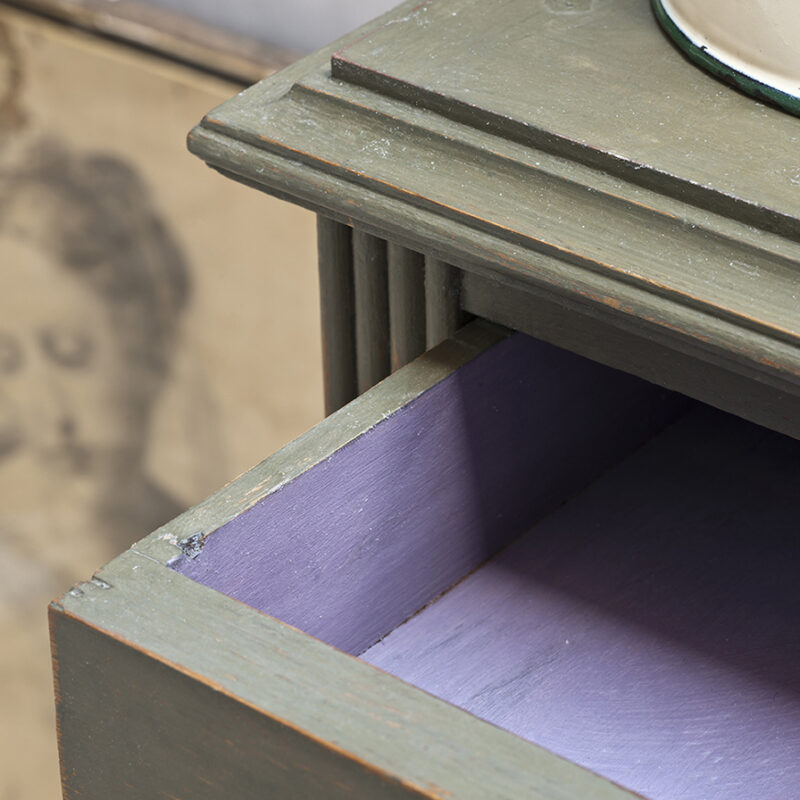 Farba kredowa do mebli w kolorze Olive 120ml - obrazek 4