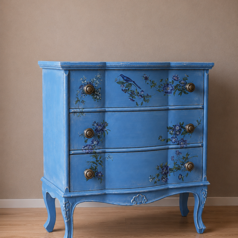 Komoda w kolorze Greek Blue - obrazek 3